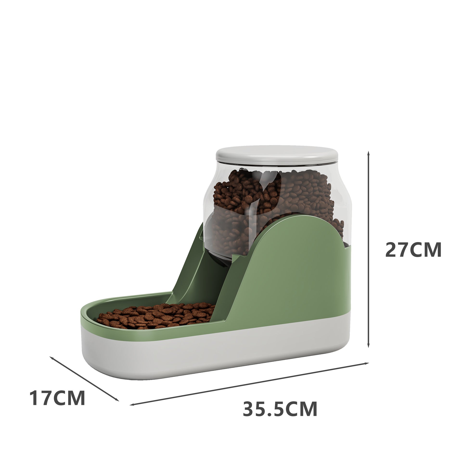 Pet Automatic Feeder Water Fountain Large Capacity Bowl