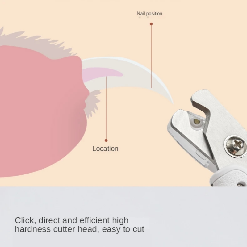 LED Pet Nail Clipper Scissors For Safe Grooming Use