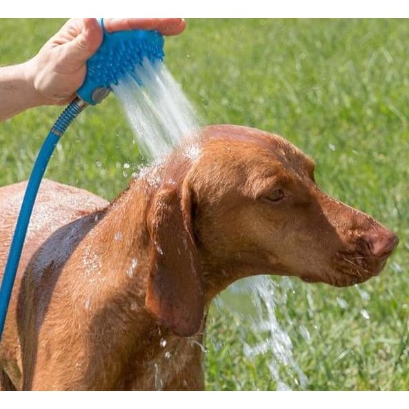 Pet Bathing Gloves Shower Massage Brush Silicone Nozzle Tool