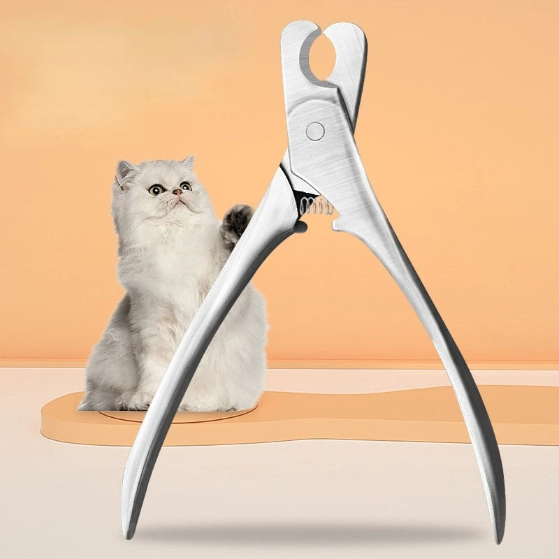 Pet Professional Nail Clipper Safety Grooming Tool Stainless Steel