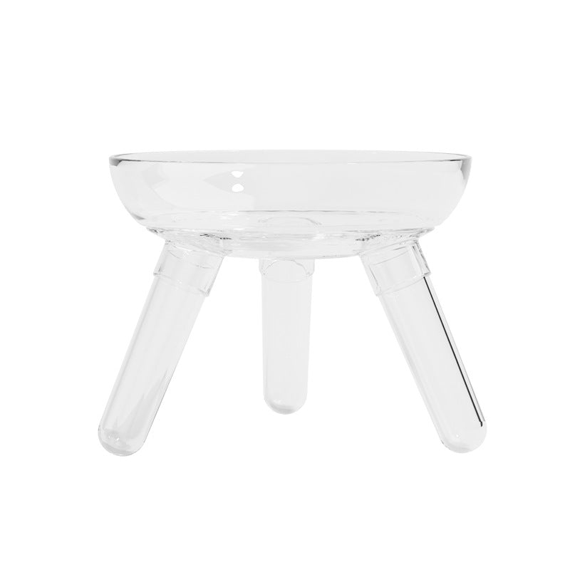 Pet Glass Feeding Bowl Anti Knock Water Food Bowl