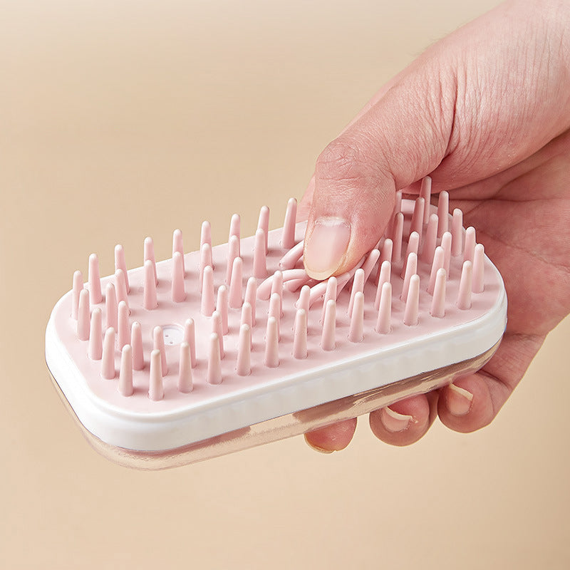 Pet Bath Silicone Massage Brush Foam Cleaning Tool