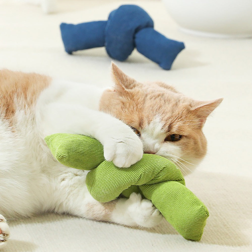 Knotted Cotton Tug Rope Interactive Pet Chew Toy