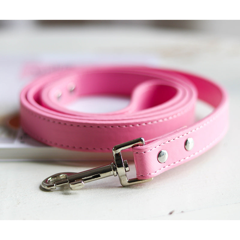 Adjustable Pet Leash And Collar Set For Outdoor Use