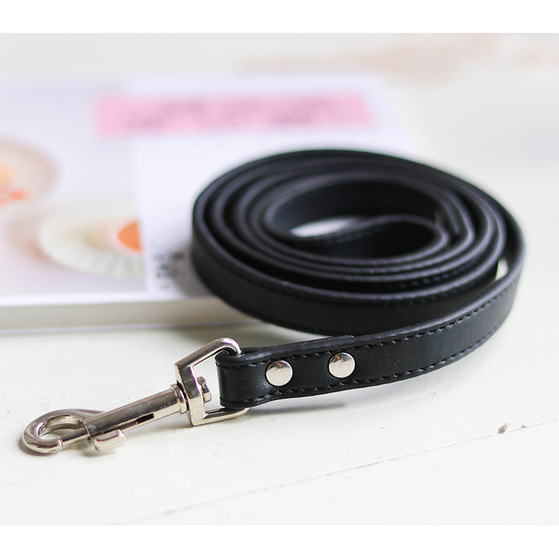 Adjustable Pet Leash And Collar Set For Outdoor Use