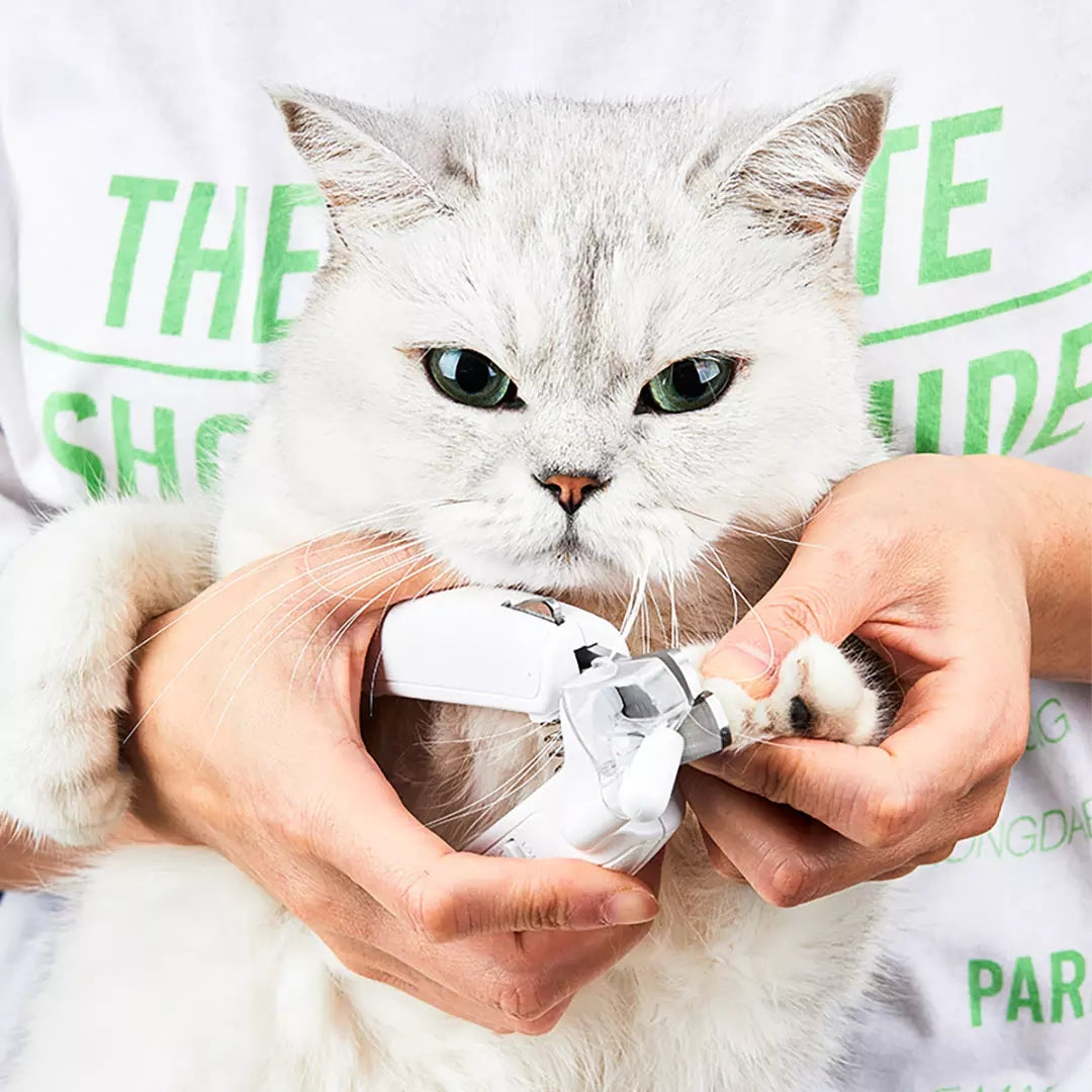 LED Pet Nail Clipper Scissors For Safe Grooming Use
