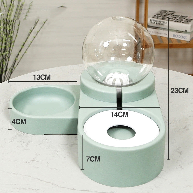 Pet Automatic Fountain Feeder Bowl 1.8L Capacity