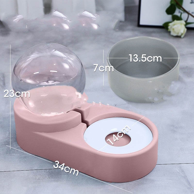 Pet Automatic Fountain Feeder Bowl 1.8L Capacity