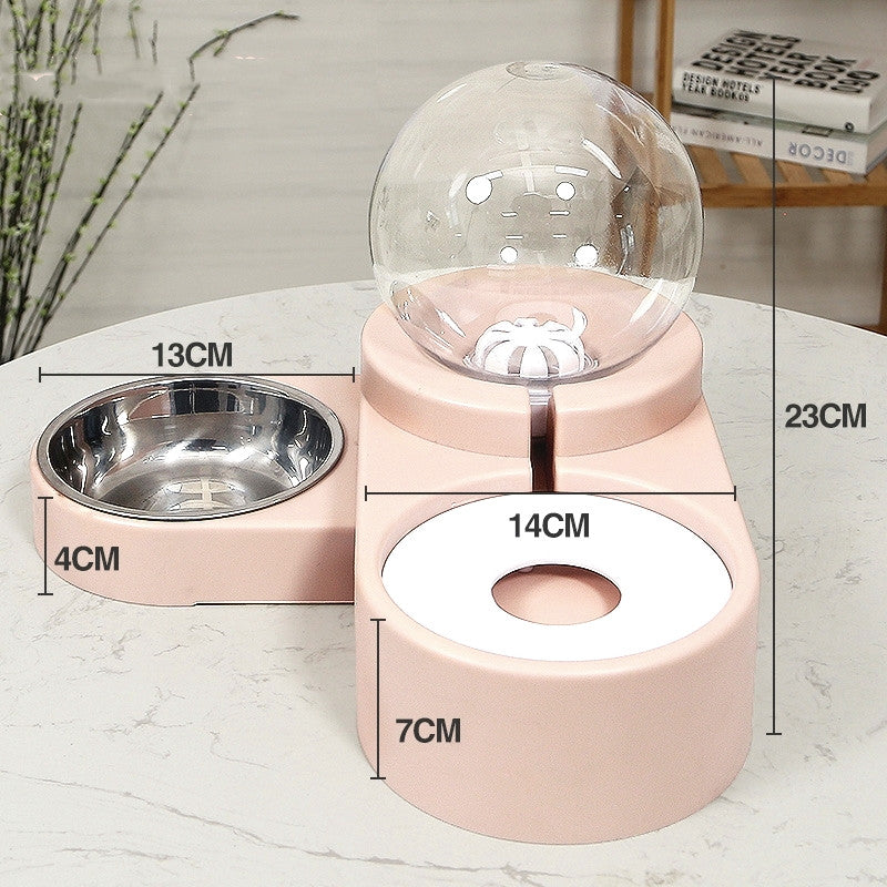 Pet Automatic Fountain Feeder Bowl 1.8L Capacity