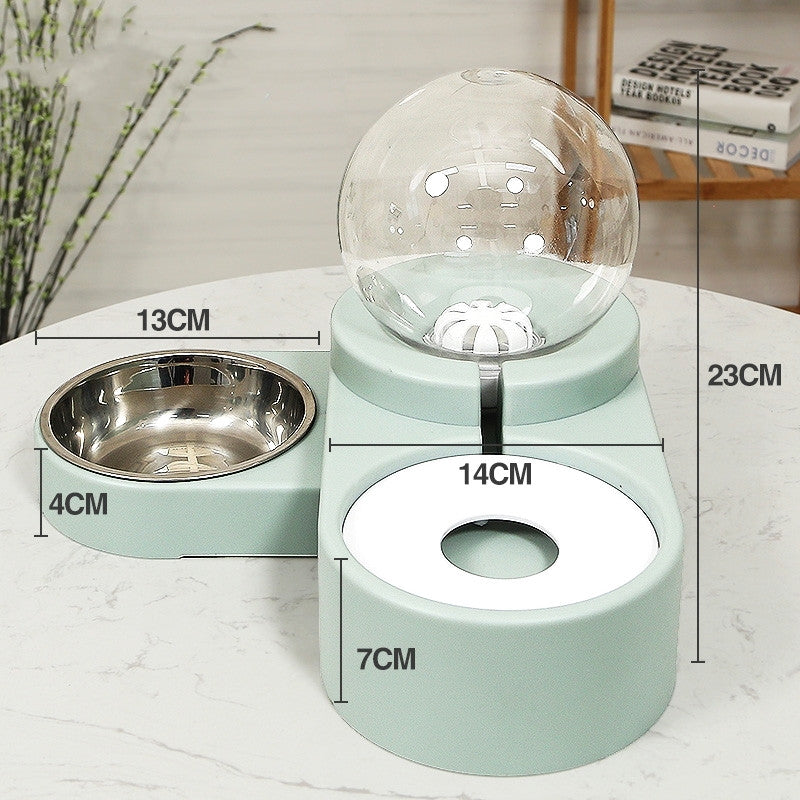 Pet Automatic Fountain Feeder Bowl 1.8L Capacity