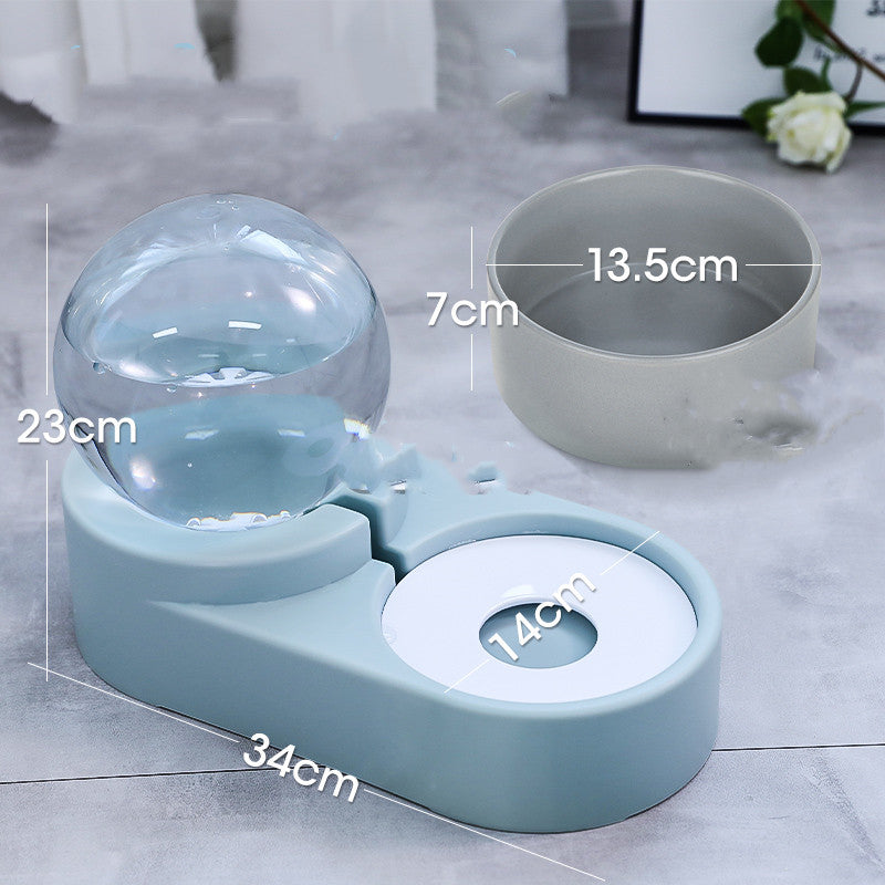 Pet Automatic Fountain Feeder Bowl 1.8L Capacity