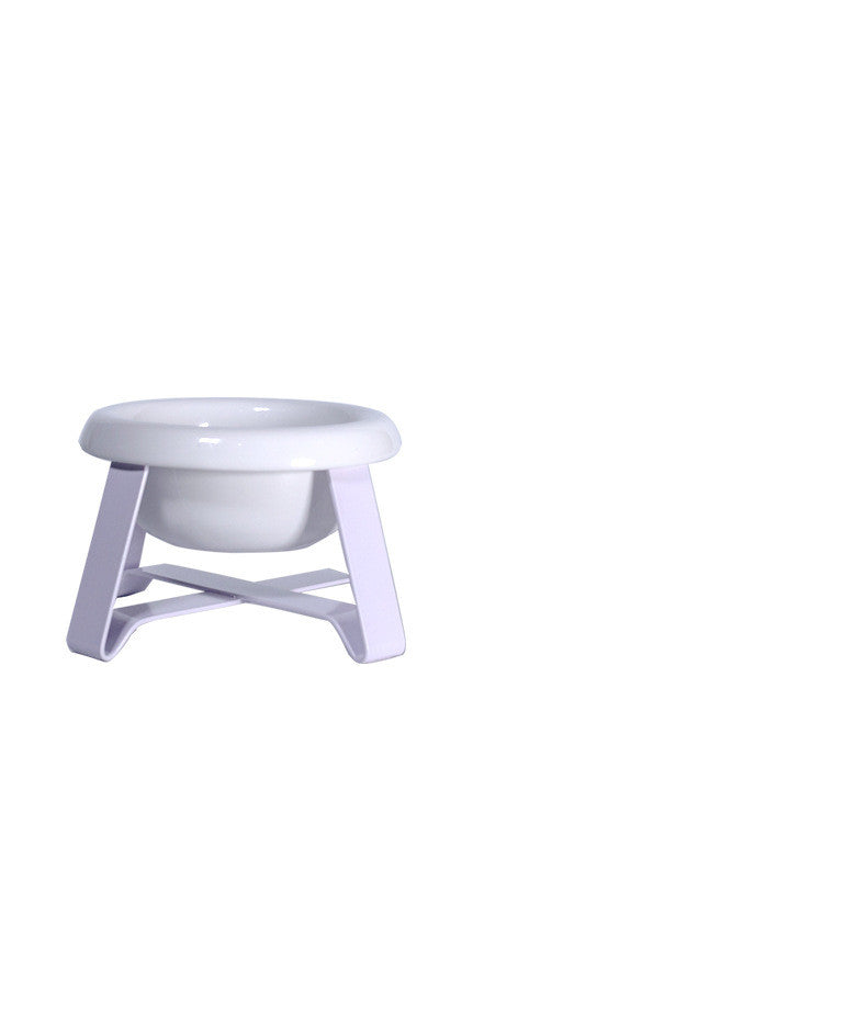 Pet Anti Slip Double Bowl Feeding Stand Food Water Feeder