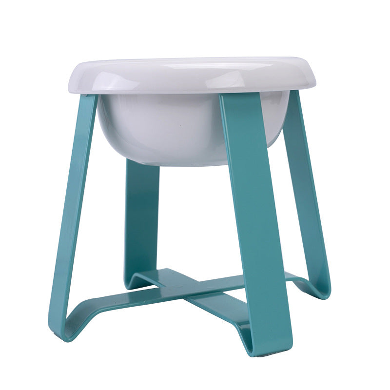 Pet Anti Slip Double Bowl Feeding Stand Food Water Feeder