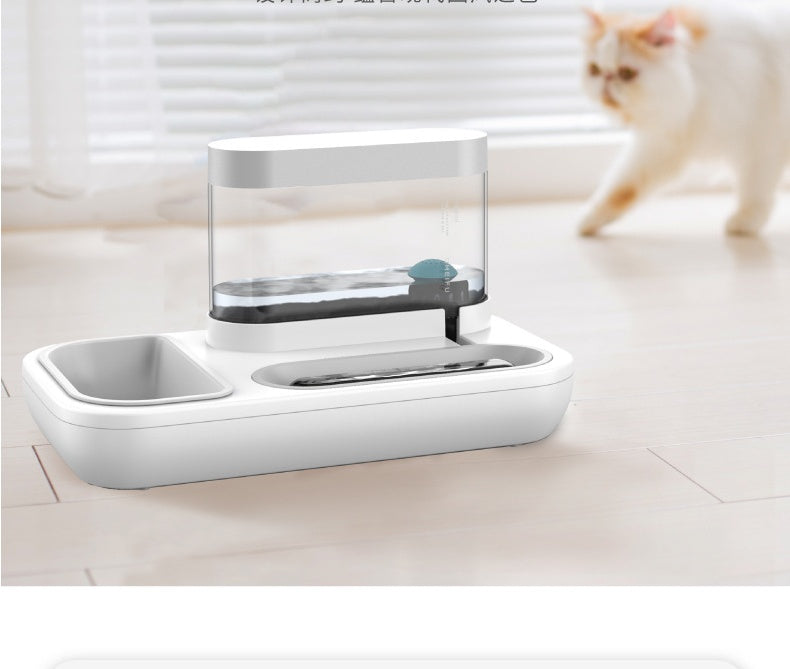 Pet Automatic Feeder Water Fountain Bowl 1.5L Capacity