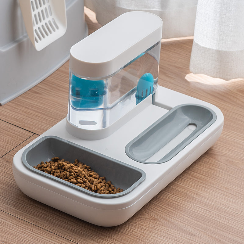 Pet Automatic Feeder Water Fountain Bowl 1.5L Capacity