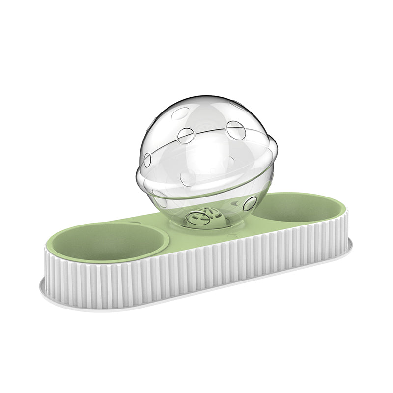 Pet Automatic Feeder And Water Dispenser Bowl System