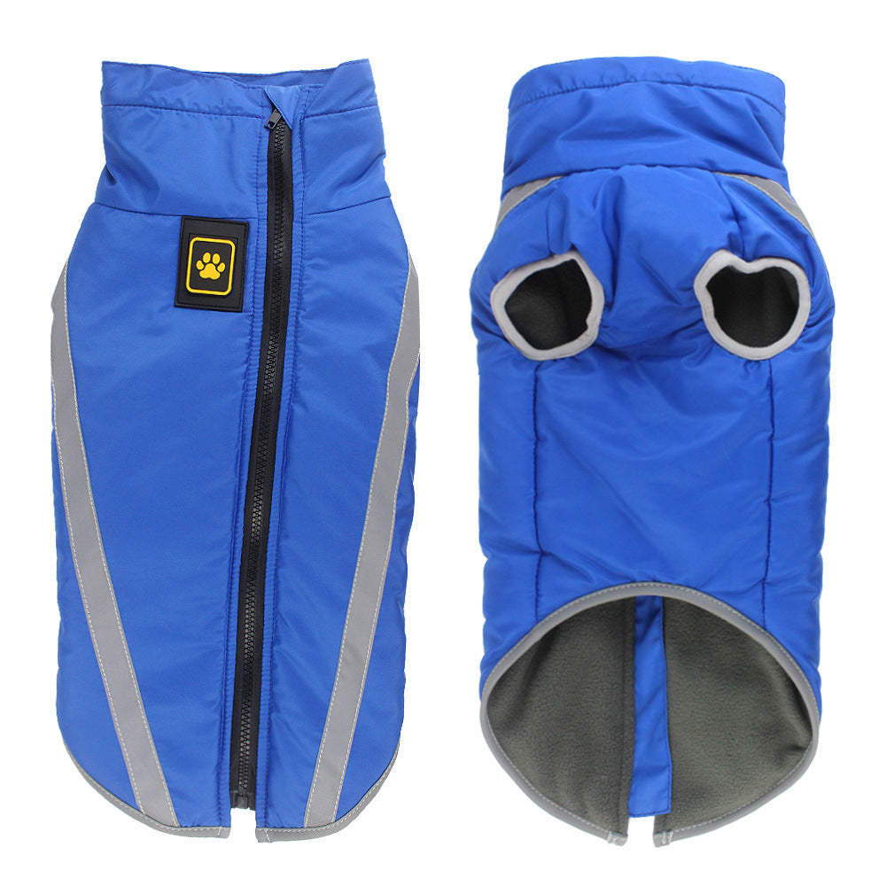 Pet Reflective Winter Jacket Padded Warm Apparel