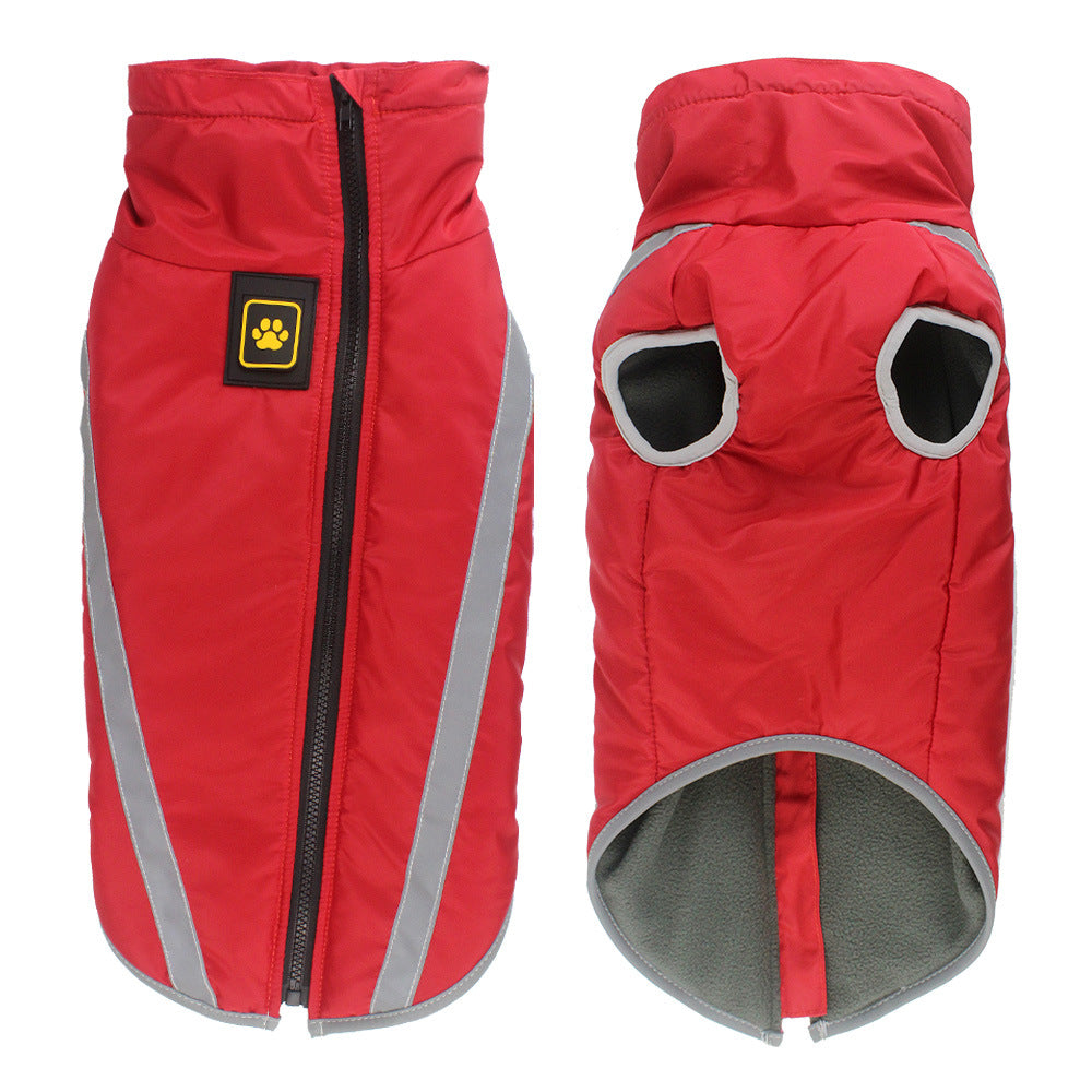 Pet Reflective Winter Jacket Padded Warm Apparel