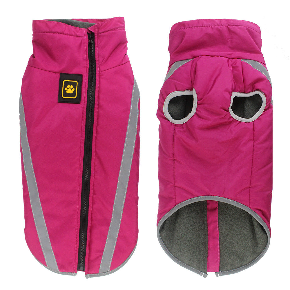 Pet Reflective Winter Jacket Padded Warm Apparel
