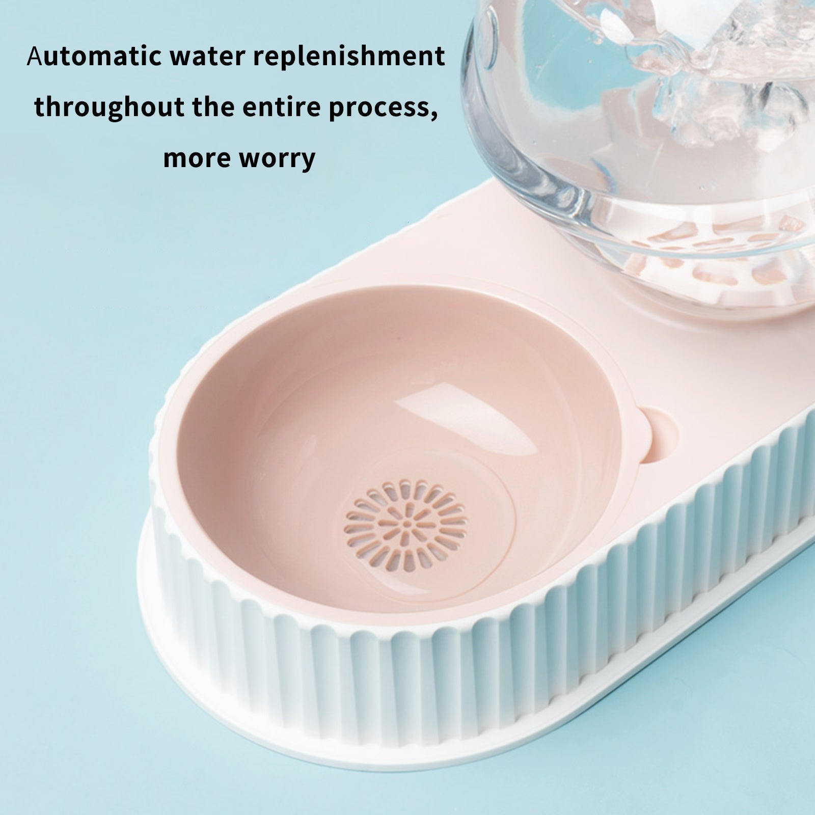 Pet Automatic Feeder And Water Dispenser Bowl System
