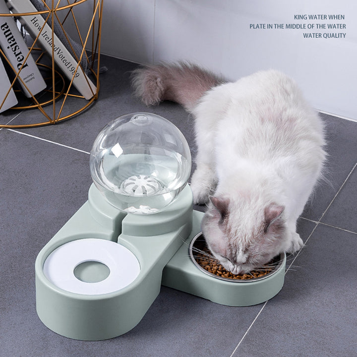 Pet Automatic Fountain Feeder Bowl 1.8L Capacity