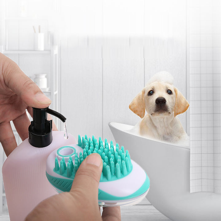 Pet Bath Massage Brush Hair Removal Grooming Beauty Tool