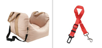 Waterproof Pet Car Seat Carrier Basket For Safe Travel