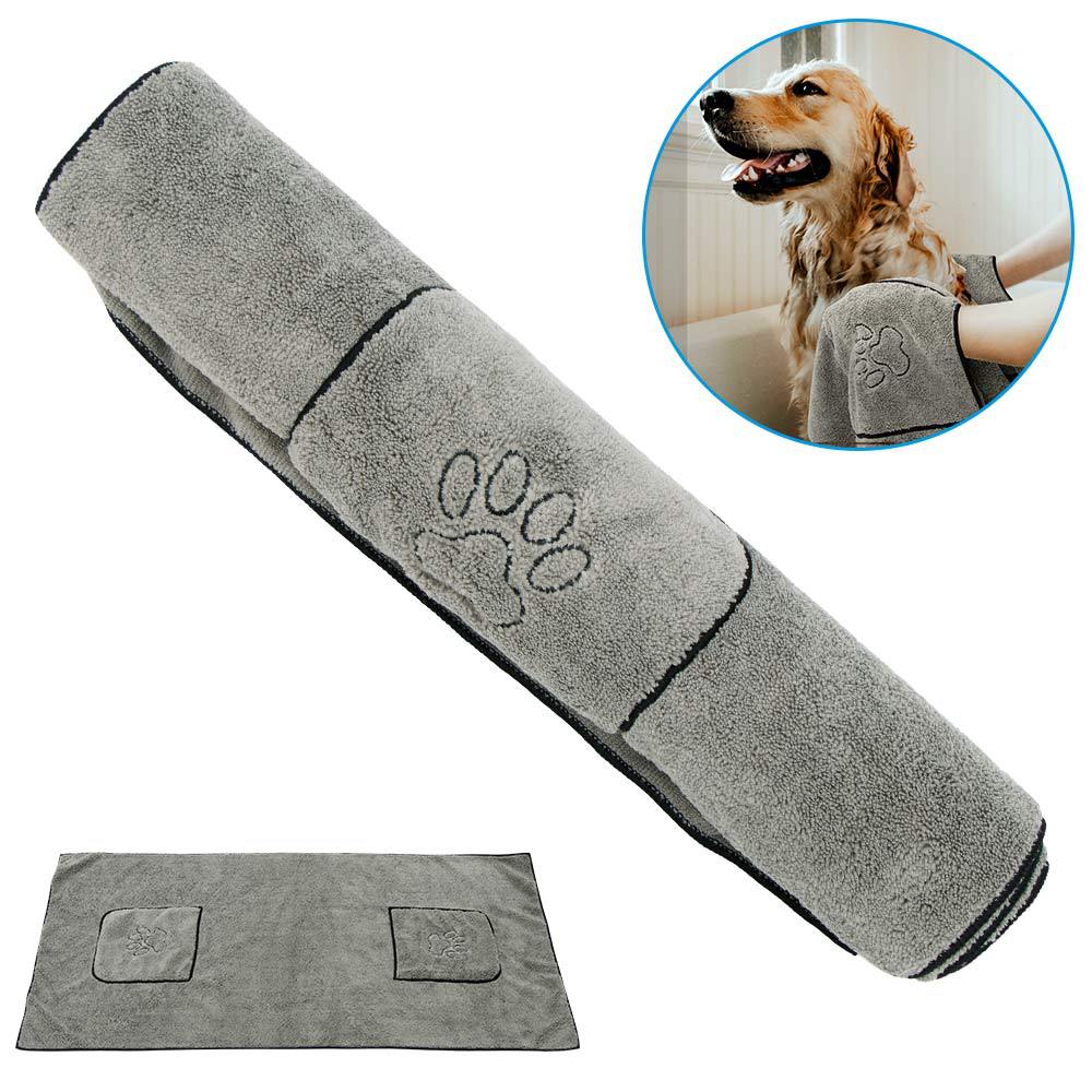 Pet Bath Towel Bathrobe Super Absorbent Large Puppy