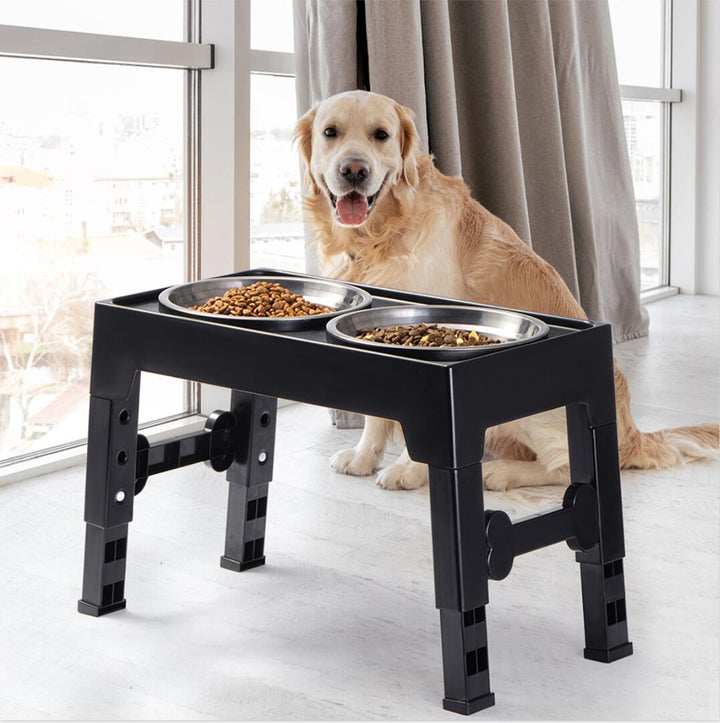 Pet Lifting Feeding Bowl Neck Protection Anti-Tumble Design