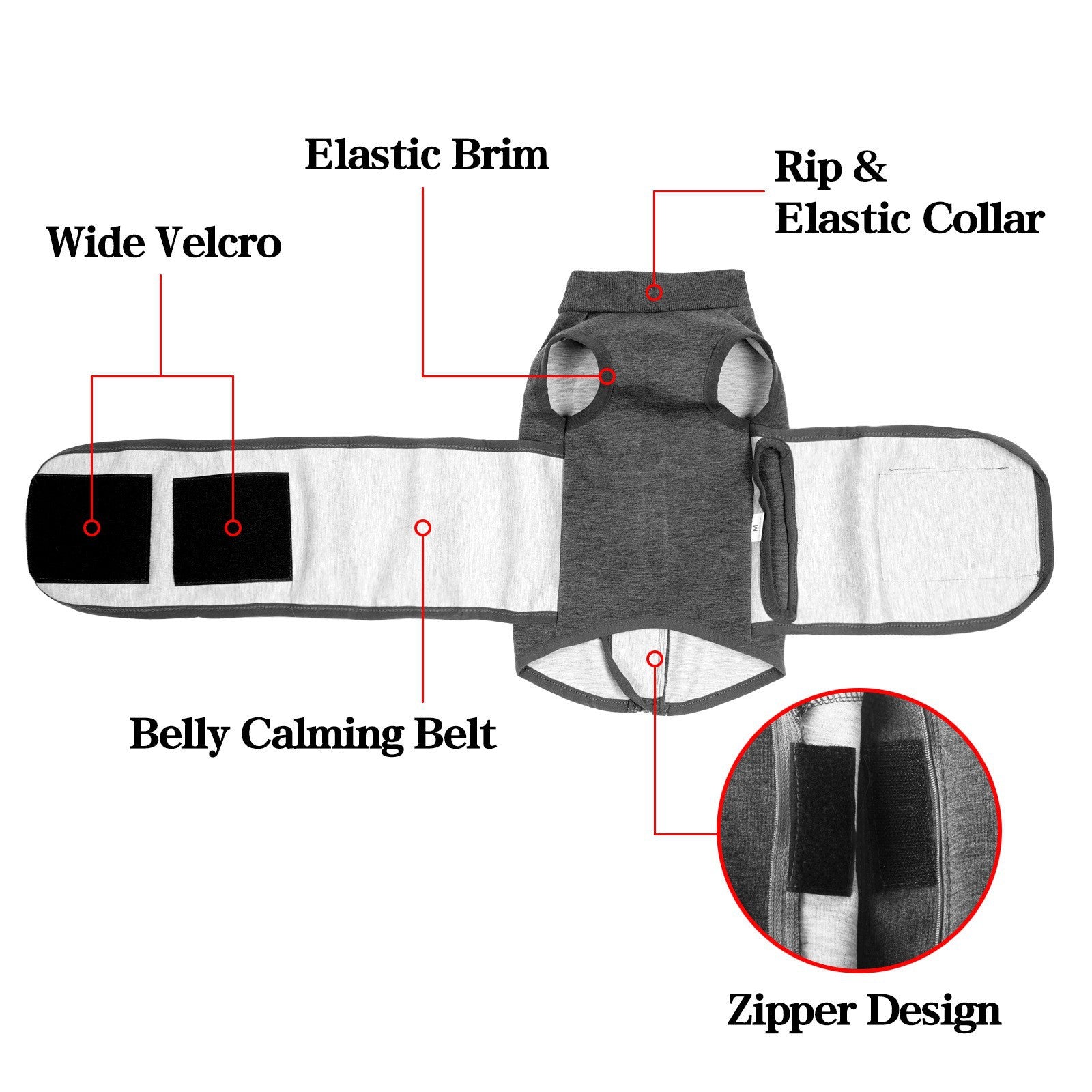 Pet Comfort Double Jacket Polyester Cotton Apparel