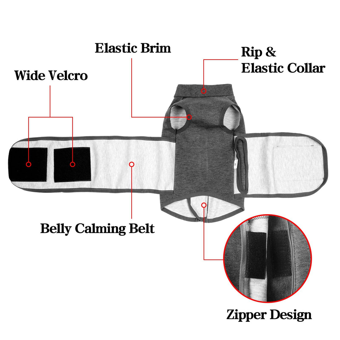 Pet Comfort Double Jacket Polyester Cotton Apparel