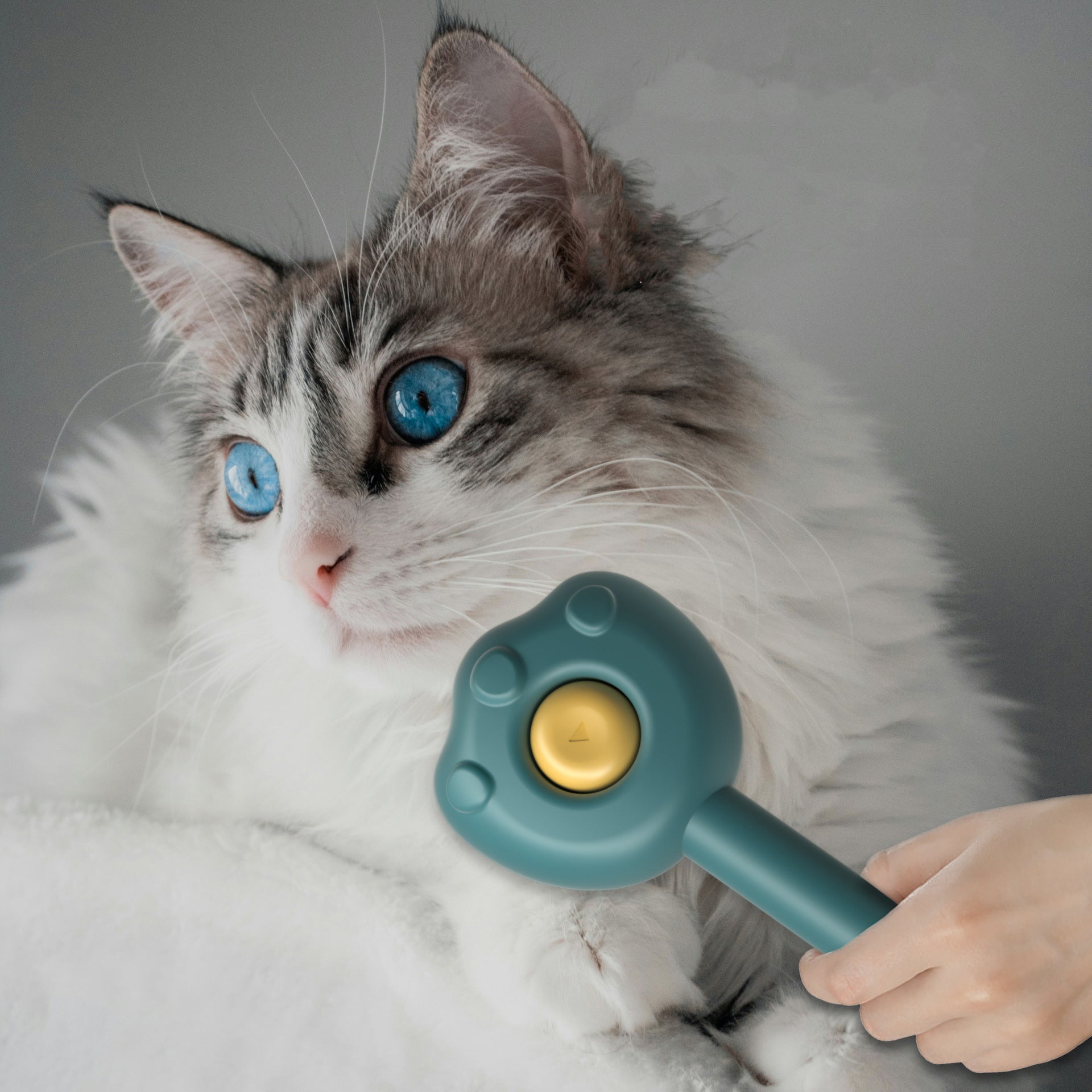 Self Cleaning Pet Grooming Comb For Fur Removal And Care