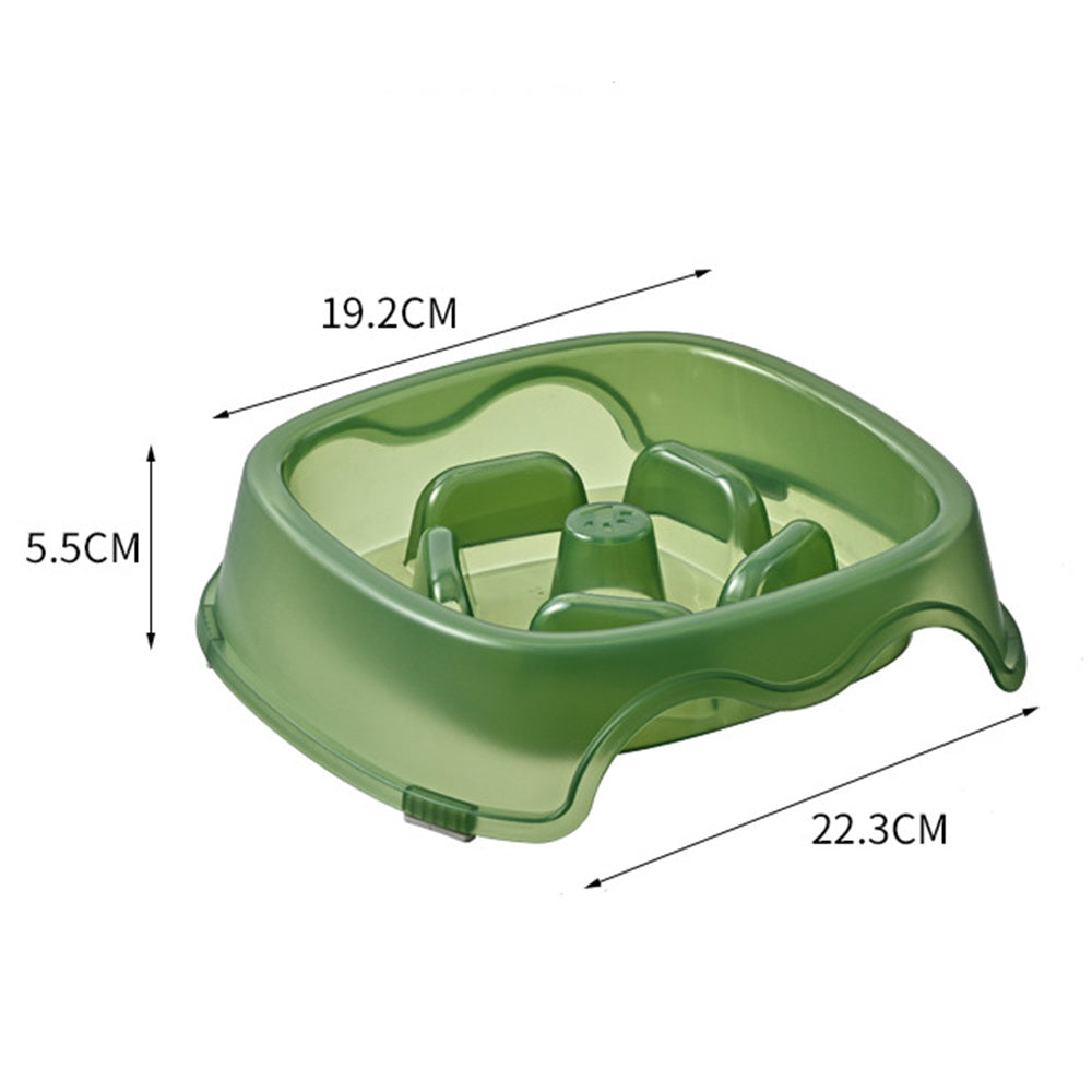 Pet Slow Feeding Anti Choking Water Bowl Feeding Dish