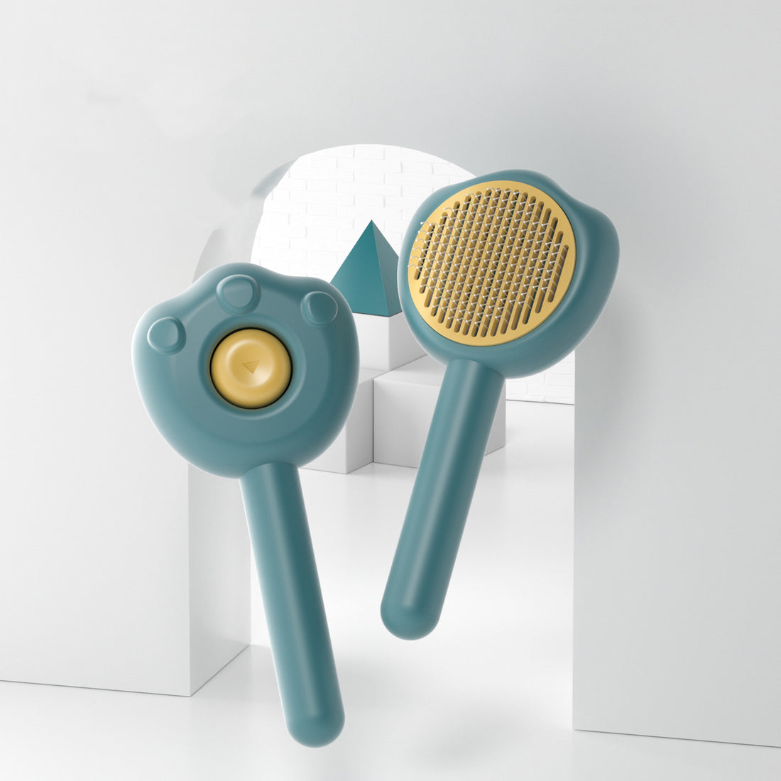 Self Cleaning Pet Grooming Comb For Fur Removal And Care