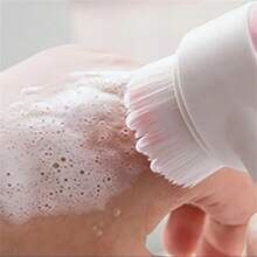Pet Nylon Paw Brush Gentle Grooming And Massage Tool