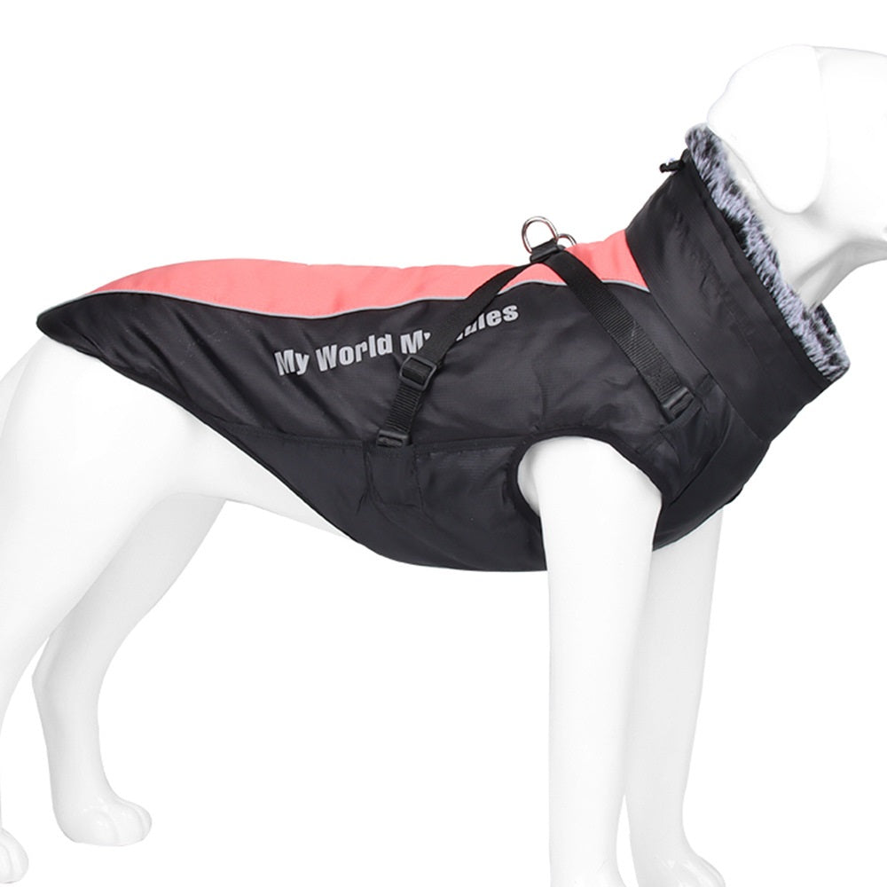 Waterproof Reflective Pet Jacket For Outdoor Warmth Protection