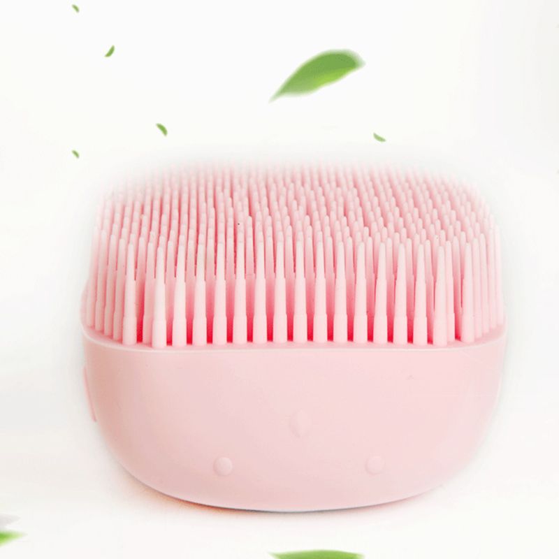 Pet Bath Silicone Brush Shampoo Dispenser Grooming Comb