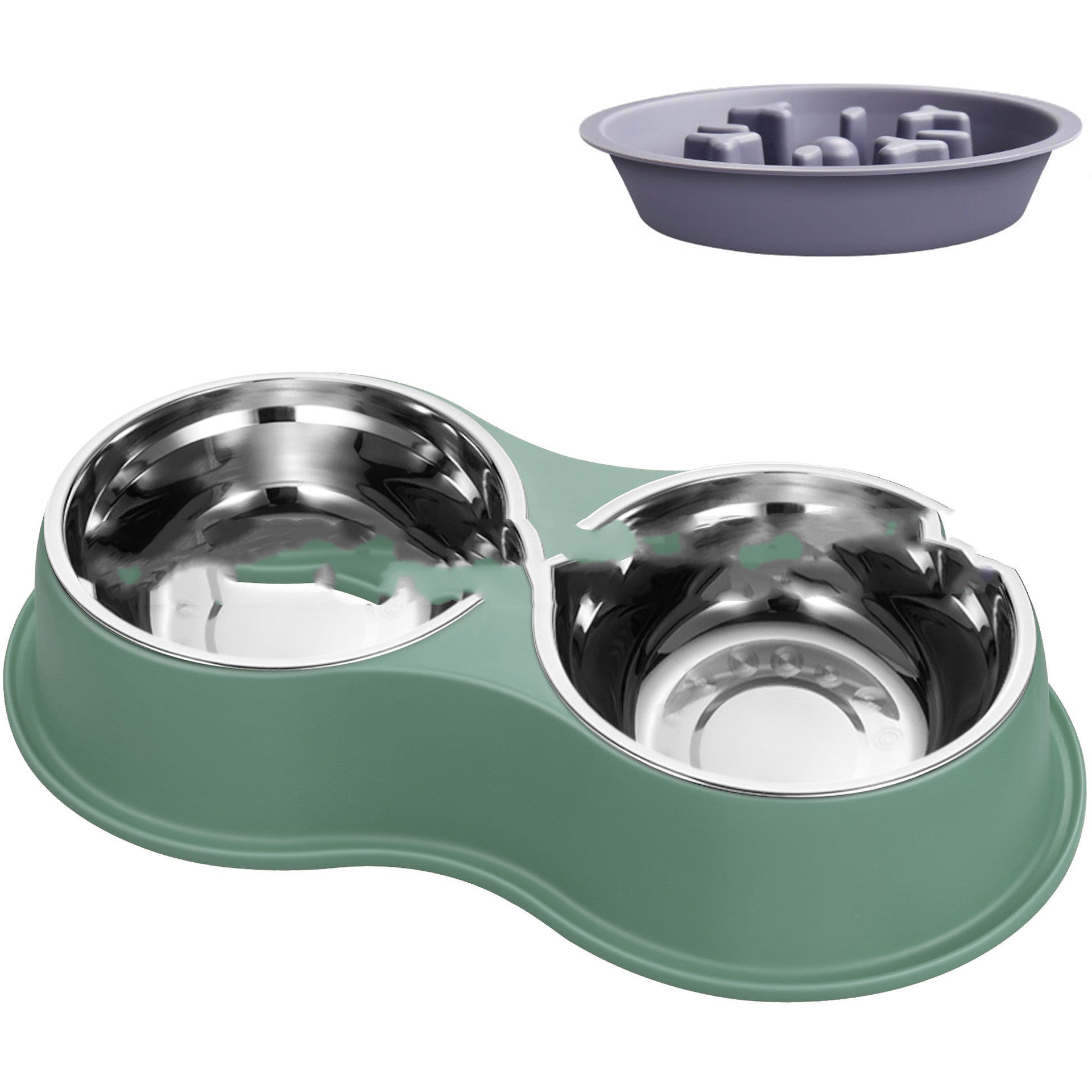 Pet Slow Feeding Bowl Removable Anti-Overflow Design