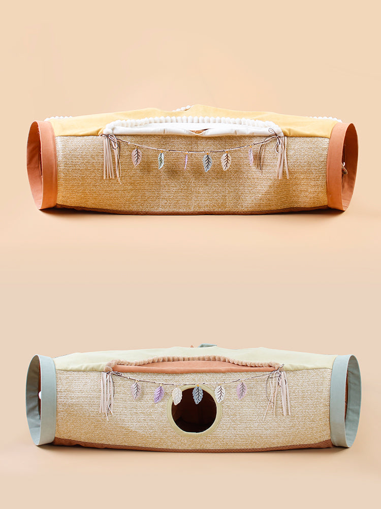 Interactive Tunnel Roll Play Pet Toy