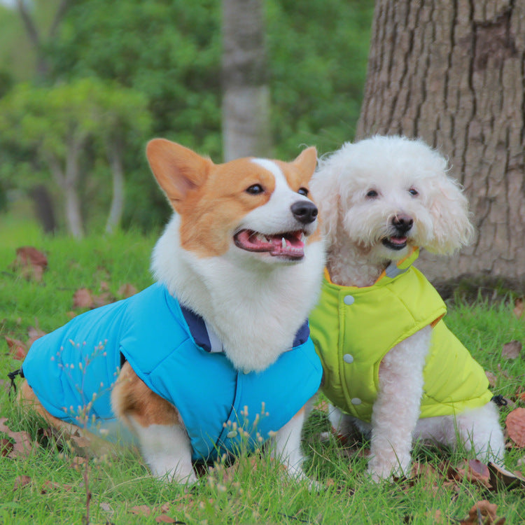 Thickened Waterproof Reflective Pet Jacket For Outdoor Use