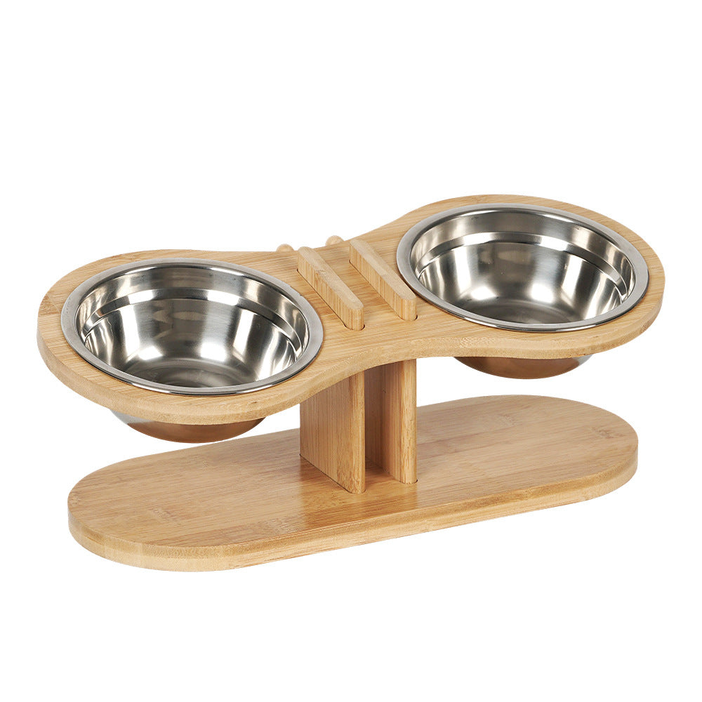 Pet Adjustable Tilt Feeding Bowl Stand Feeding Station