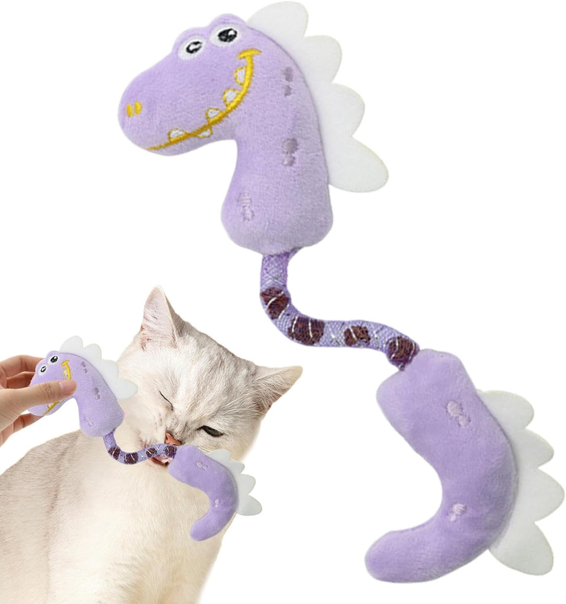 Catnip Rope Spring Chew Teeth Cleaning Interactive Pet Toy