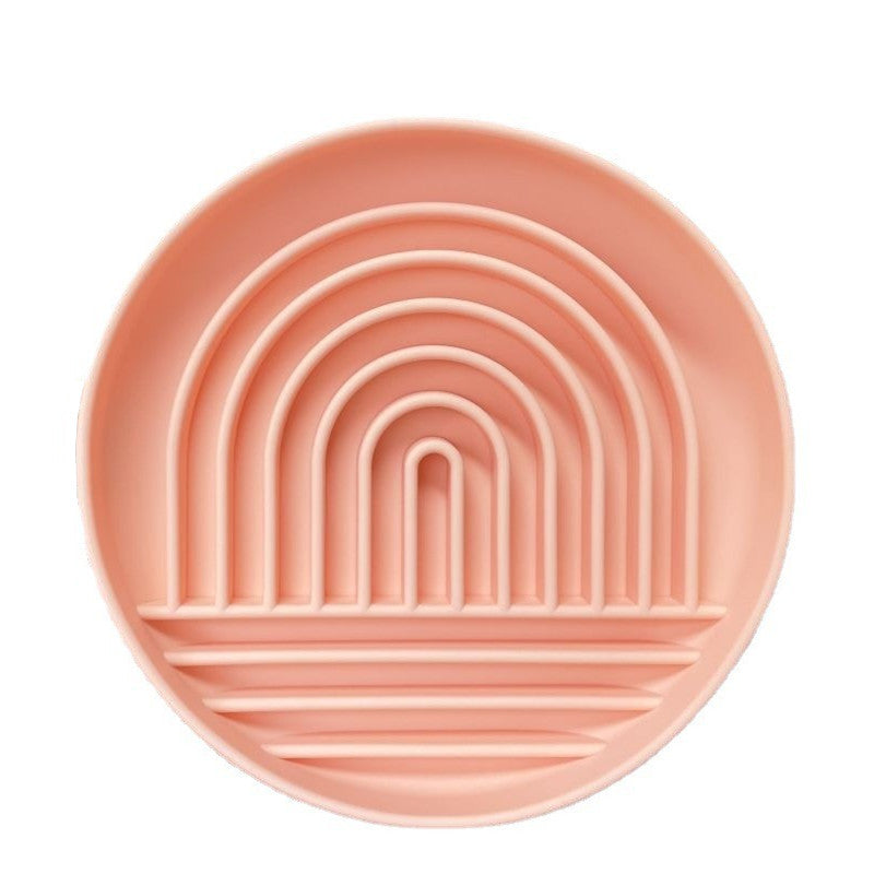 Pet Slow Feeding Bowl Simple Fashion Anti Choking Dish