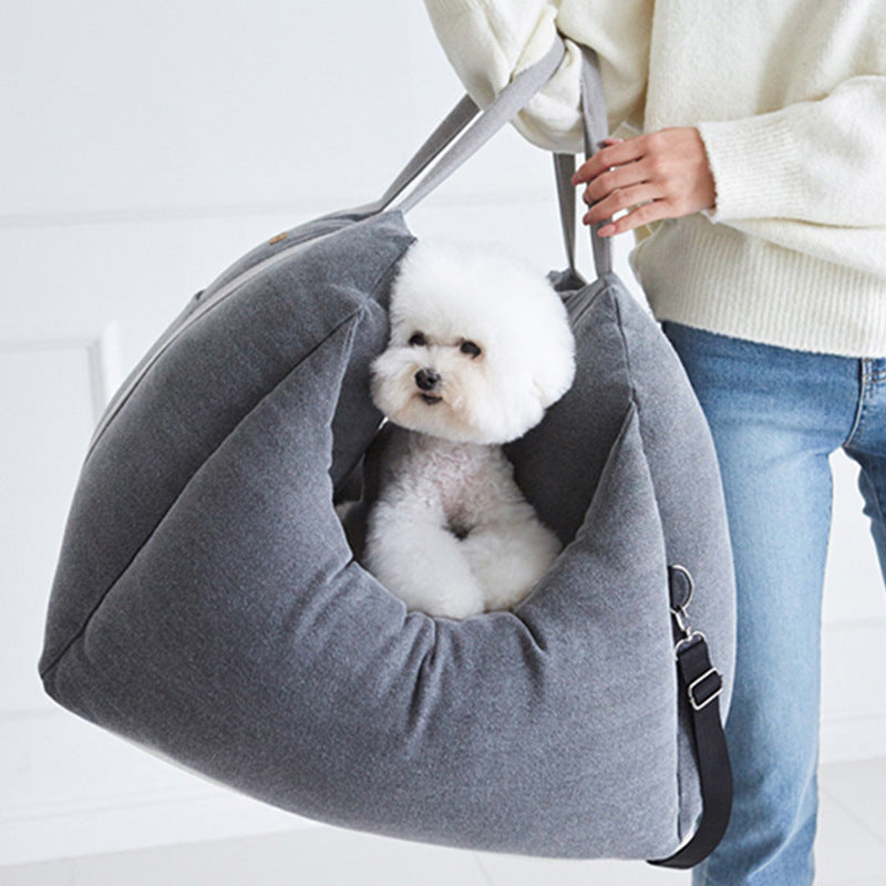 Waterproof Pet Car Seat Carrier Basket For Safe Travel