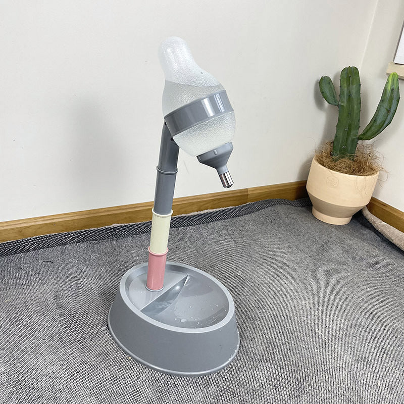 Pet Automatic Water Dispenser Adjustable Stand Feeding Fountain