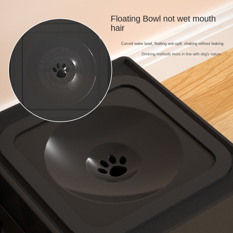 Pet Stainless Steel Double Bowl Adjustable Elevated Feeder