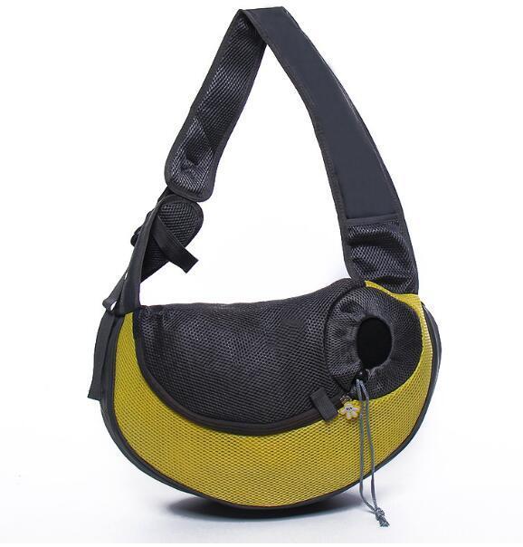Mesh Oxford Pet Carrier Shoulder Bag For Outdoor Travel