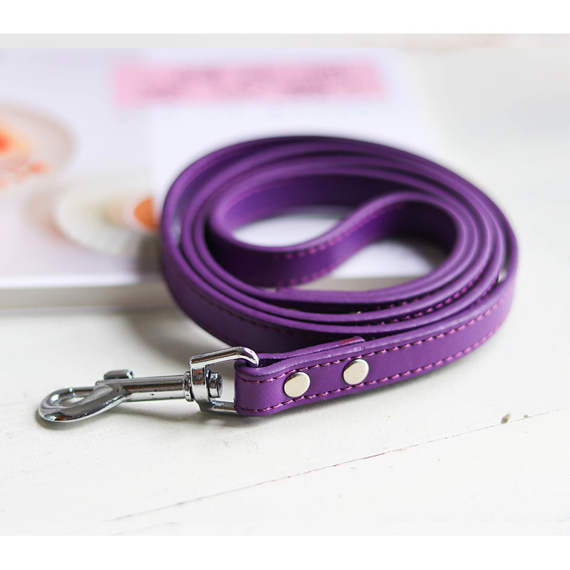 Adjustable Pet Leash And Collar Set For Outdoor Use