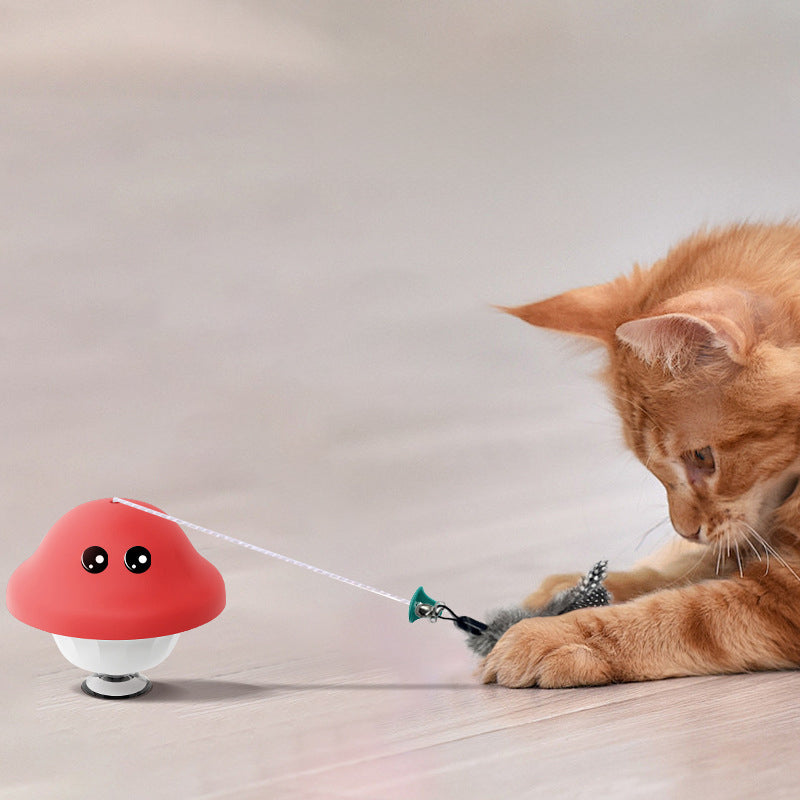 Suction Cup Retractable Interactive Pet Wand Exercise Toy