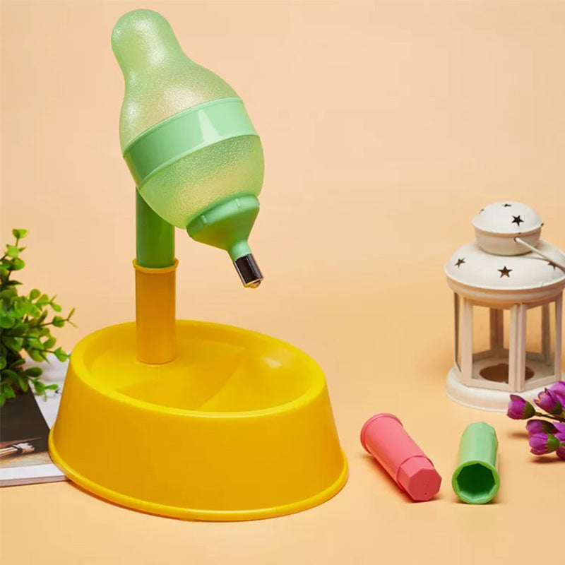 Pet Automatic Water Dispenser Adjustable Stand Feeding Fountain